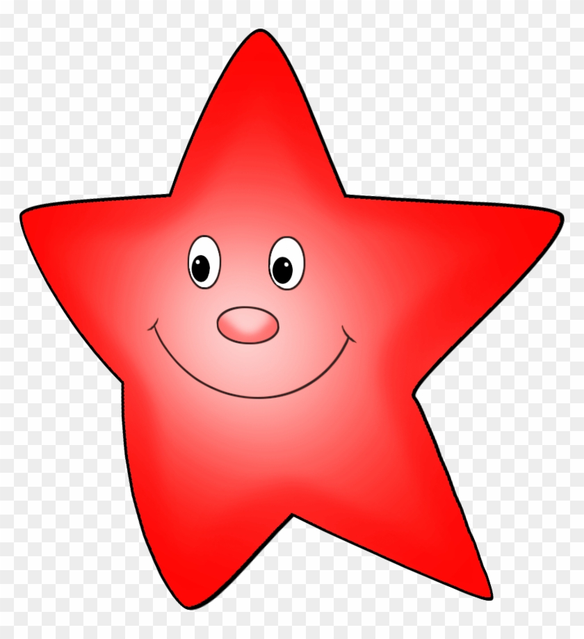 Star Black And White Clip Art Images Free Download - Red Cute Star Clipart #165546