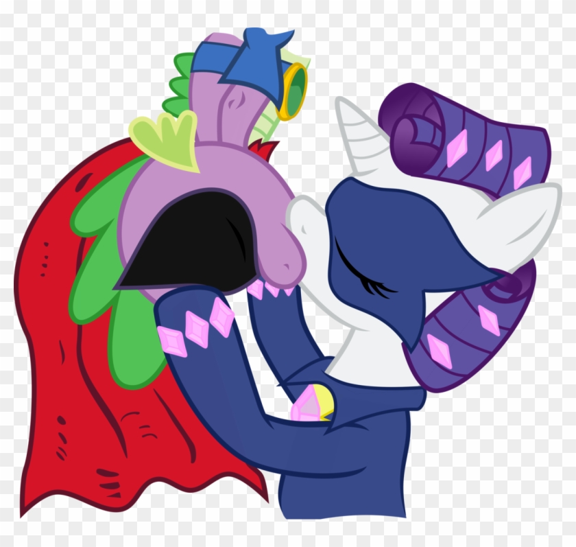 Radiance And Humdrum Kiss By Steghost - Spike And Rarity Kiss #165744