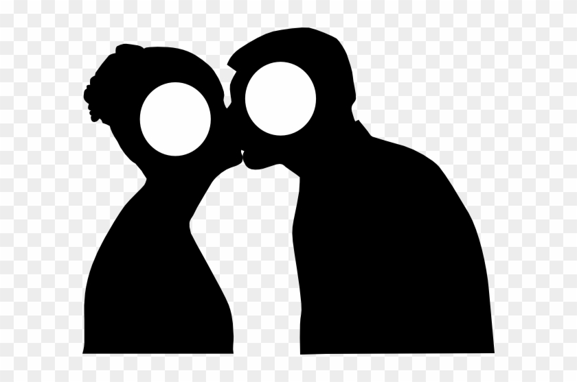 Kiss No Self Clip Art At Clker - Silhouette #165748