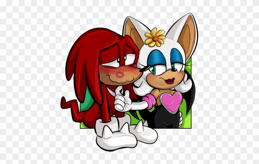 Knuxouge - Rouge The Bat Kiss - Free Transparent PNG Clipart Images Downloa...