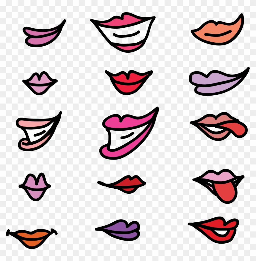 Big Image - Lips Clipart #165948