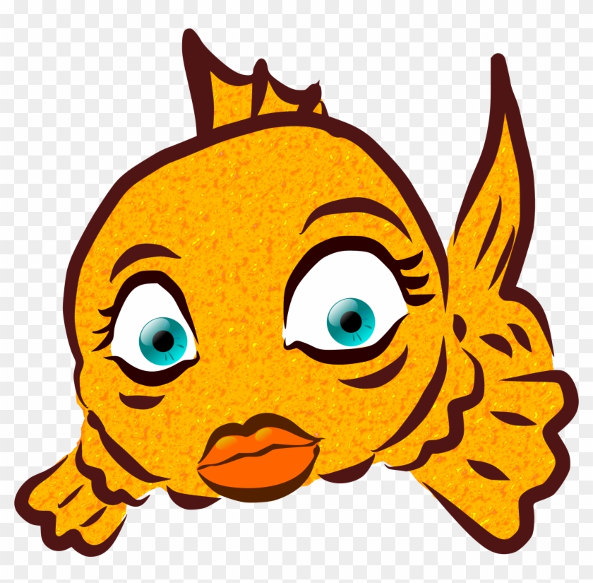 Big Image - Cute Girl Fish Clipart #165997