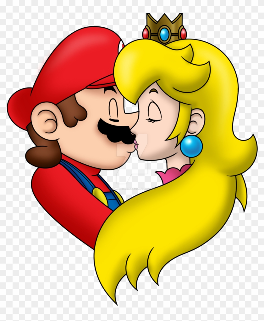 Famousmari5 254 69 Peach's Only Kiss By Famousmari5 - Mario And Peach Kiss #166016