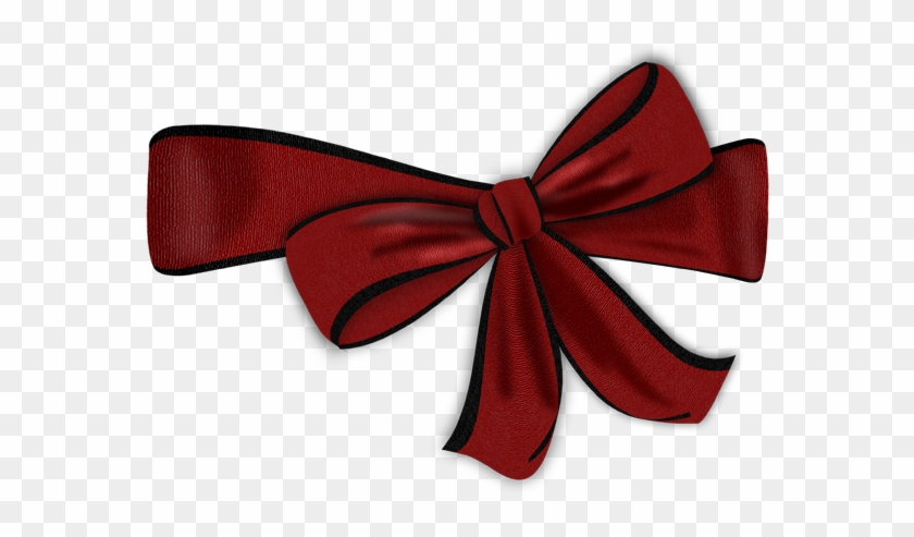 Purple Ribbon Bow Clipart Free - Dark Red Bow Clipart #166017