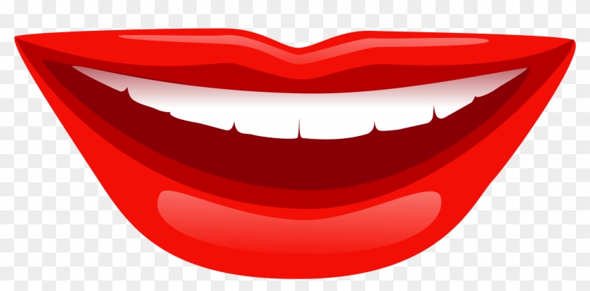 Smiling Lips - Lips Smile Png #166024