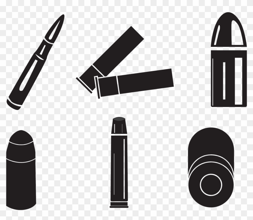 Shotgun Shell Bullet Clip Art - Shotgun Shells Vector #166081