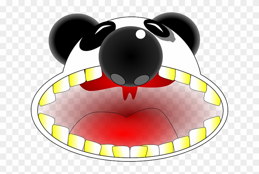 Wide Open Panda Mouth Clip Art - Wide Clipart #166192