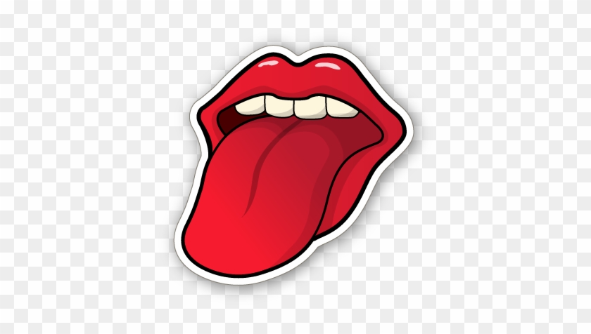 Closed Lips Vector - Parts Of The Body Tongue #166226