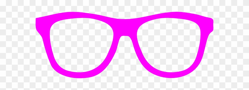 Purple Frames Clip Art - Pink Eyeglasses Clip Art #166228