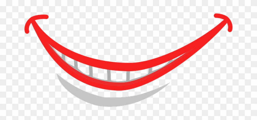 Grinning Laughing Face Smile Mouth Lips La - Smile Clip Art #166245