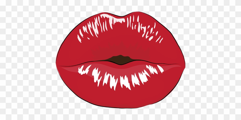 Mouth Makeup Kiss Red Mouth Makeup Makeup - Lips Props Template #166421.