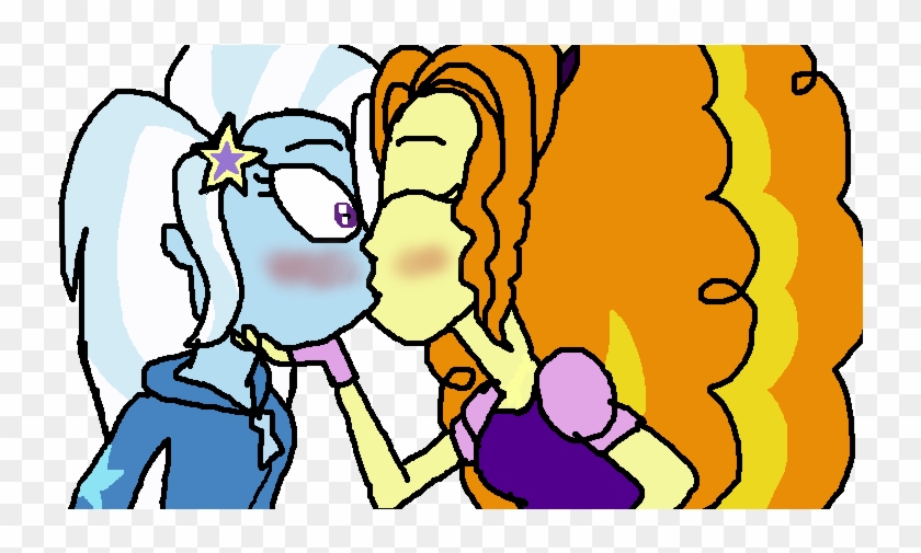 Adagio And Trixie Kiss By Ktd1993 - Comics #166498