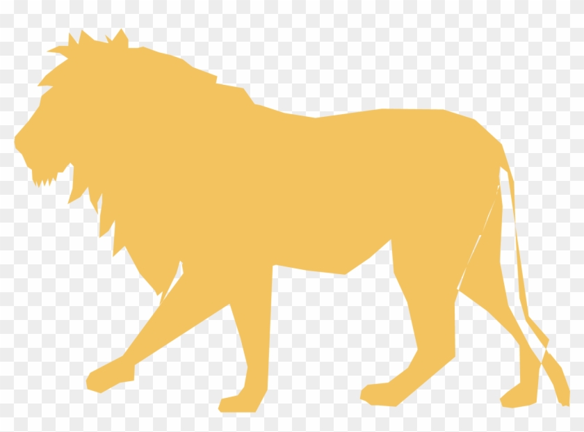 Lion Silhouette Clip Art - Lion Silhouette #166505