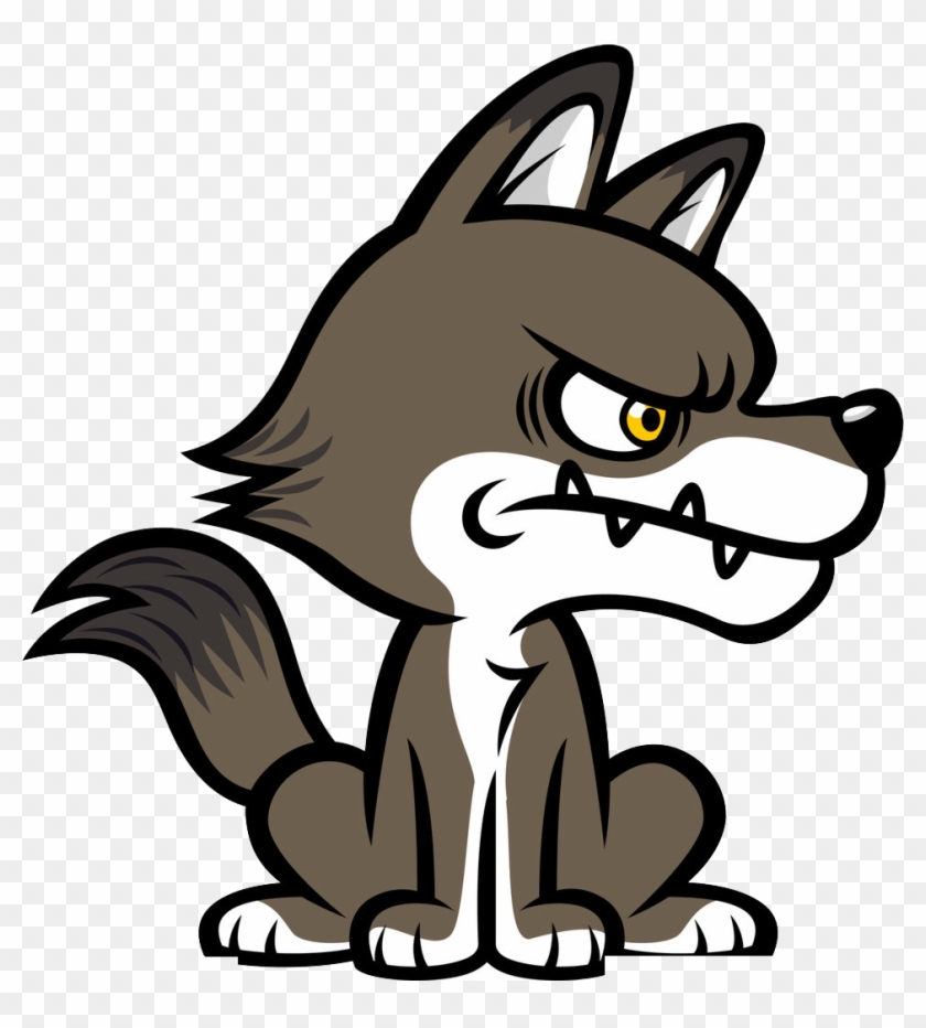 Big Bad Wolf Dog Cartoon Clip Art - University Of Nueva Caceres #166513