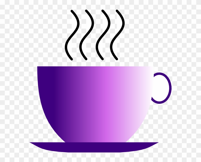 Beverage Clipart Hot Beverage Hi - Purple Coffee Cup Clipart #166761