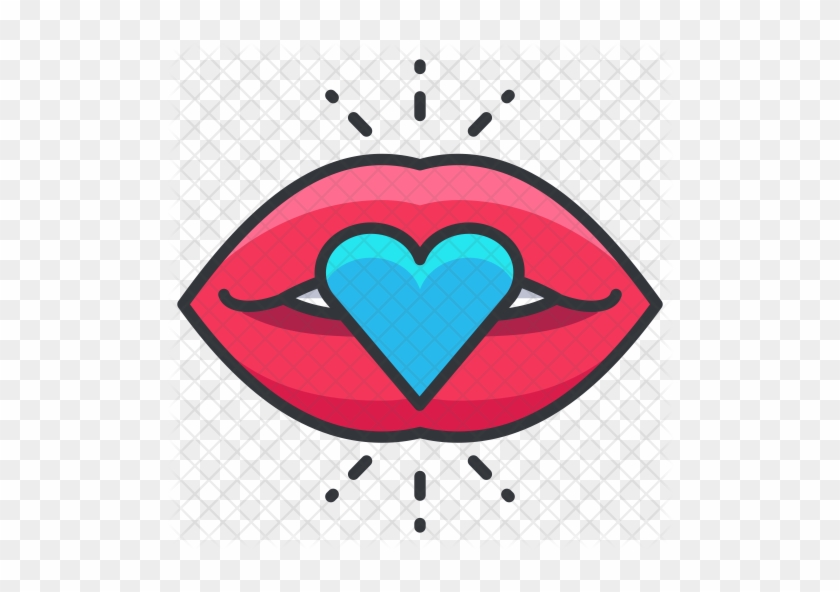 Kiss Icon - Heart #166833