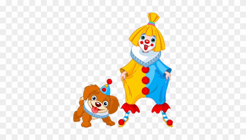 Puppy Dogs Cute - Cartoon Girl Clown #166843