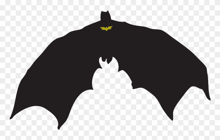 Batman Joker Png Clipart - Batman Silhouette Clipart Png - (768x456) Png  Clipart Download