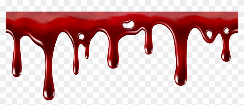 Dripping Blood Decor Transparent Png Clip Art Image - Blood Dripping Transparent #166959