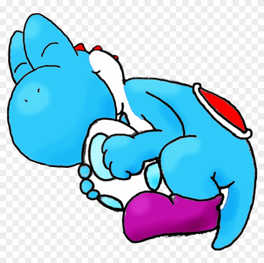 Sleepy Cyan Yoshi By Entin On Clipart Library - Sleepy Cyan Yoshi By Entin On Clipart Library #166996