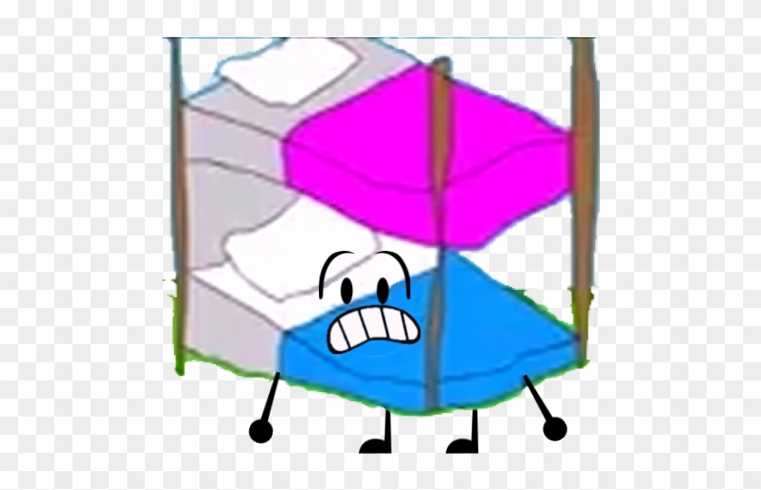 Cartoon Bunk Bed - Bfdi Bed - Full Size PNG Clipart Images Download