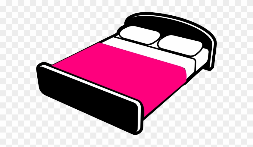 Bed Clip Art At Clkercom Vector Online - Purple Bed Clipart #167103