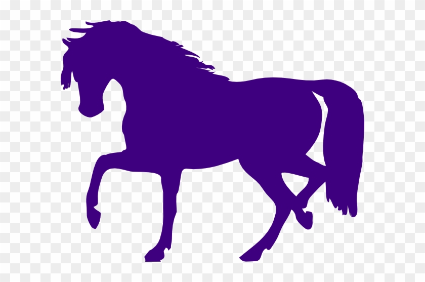 Purple Horse - Purple Horse Clipart #167109