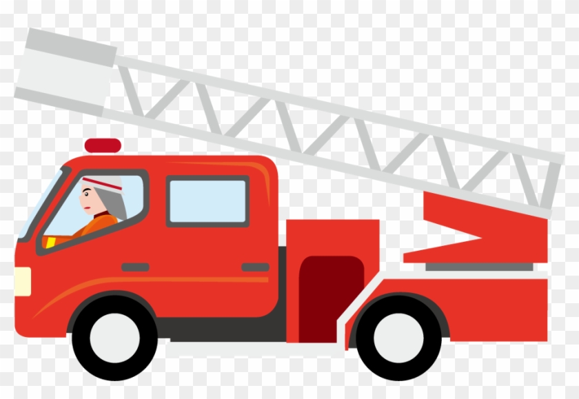 消防車両 13 乗り物の - Fire Truck Vector Png #167114
