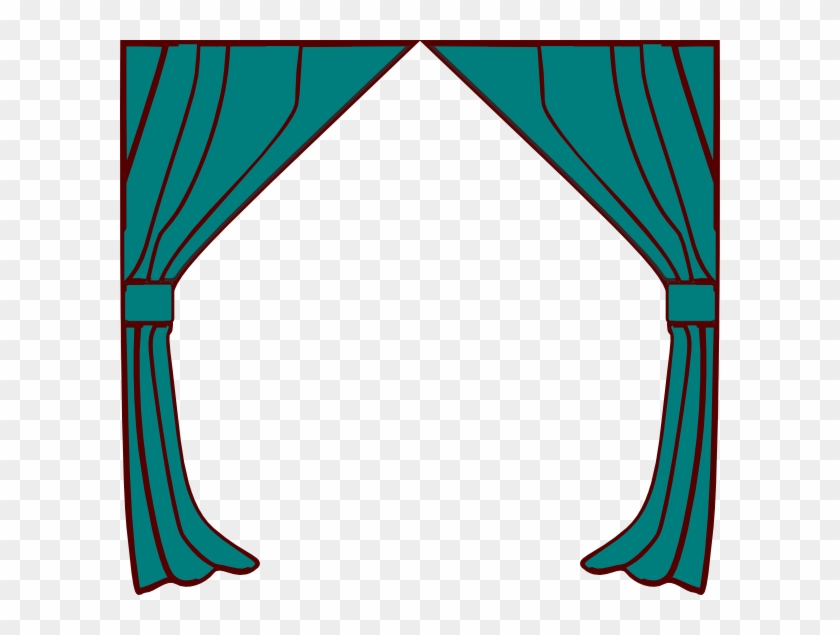 Curtains Clip Art At Clker - Bedroom Curtains Clip Art #167128