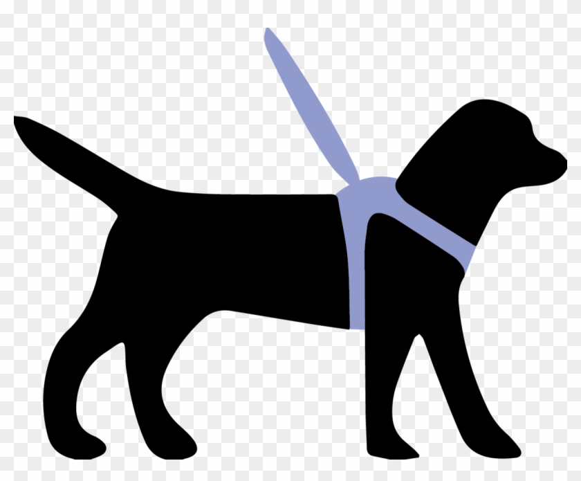 Guide Dog Harness - Dog In Harness Clip Art #167138