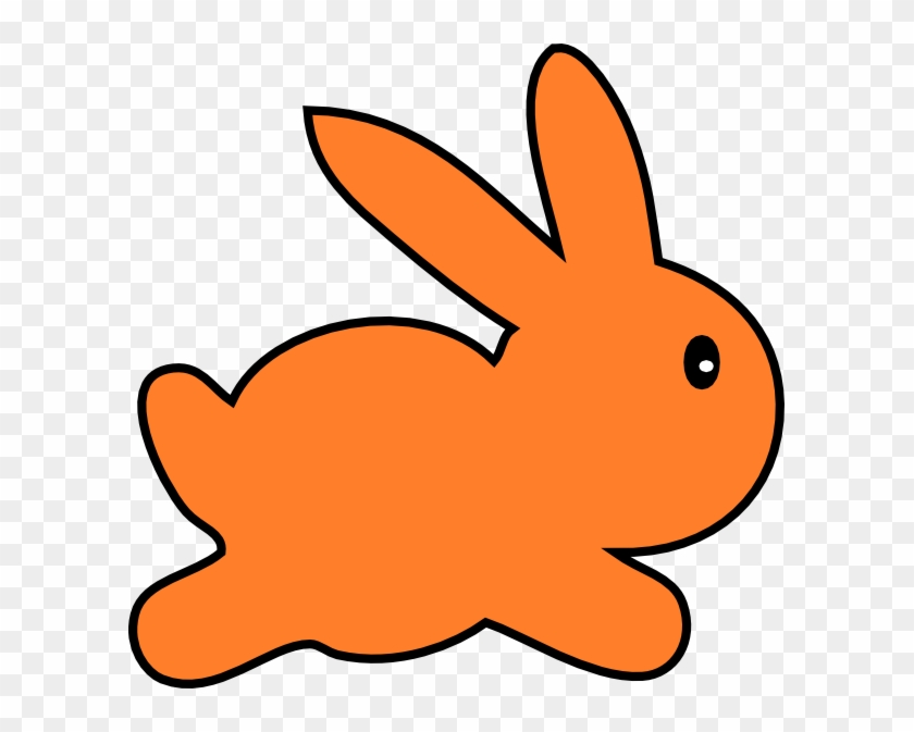 Orange Clipart Bunny - Orange Rabbit Clipart #167147