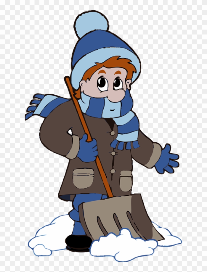 Snow - Shoveling Snow Clip Art #167178