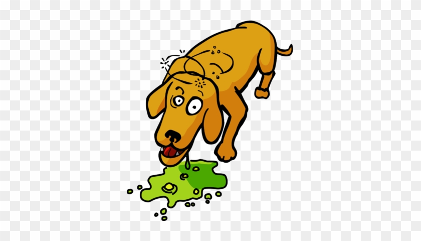Dog Vomiting Clipart - Dog Return To Vomit #167181