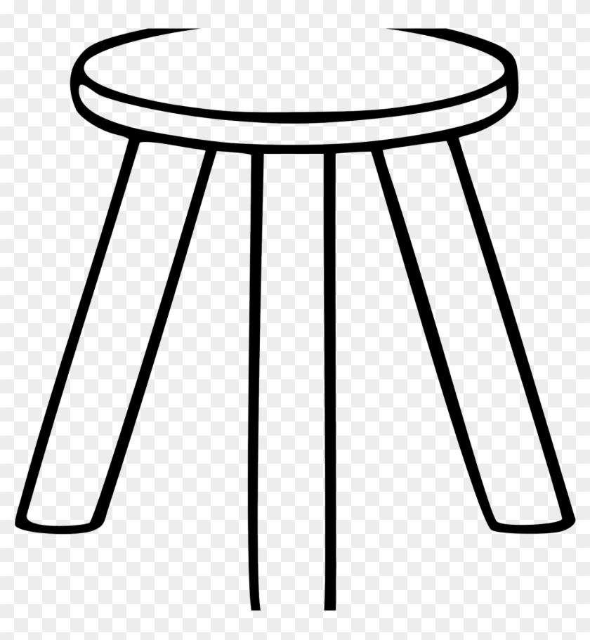 Chair Clip Art Black And White Clipart Panda Free Clipart - Main Idea And Supporting Details Graphic Organizer #167240
