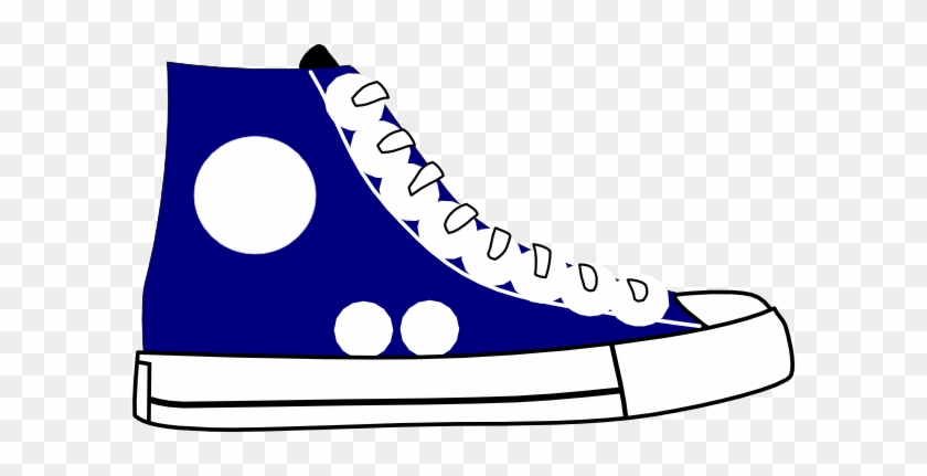 Tennis Shoes Clipart Black And White Free - Shoe Clipart #167242