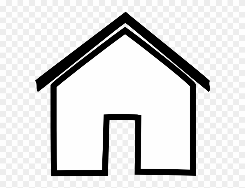 House Black And White House Outline Clipart Black And - House Png Black And White #167260