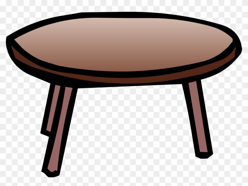Furniture Clipart Coffee Table - Club Penguin Table #167284