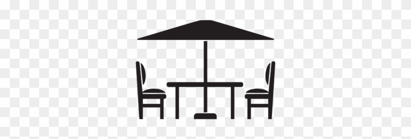 Patio Furniture - Patio Chairs And Umbrella Clipart #167291