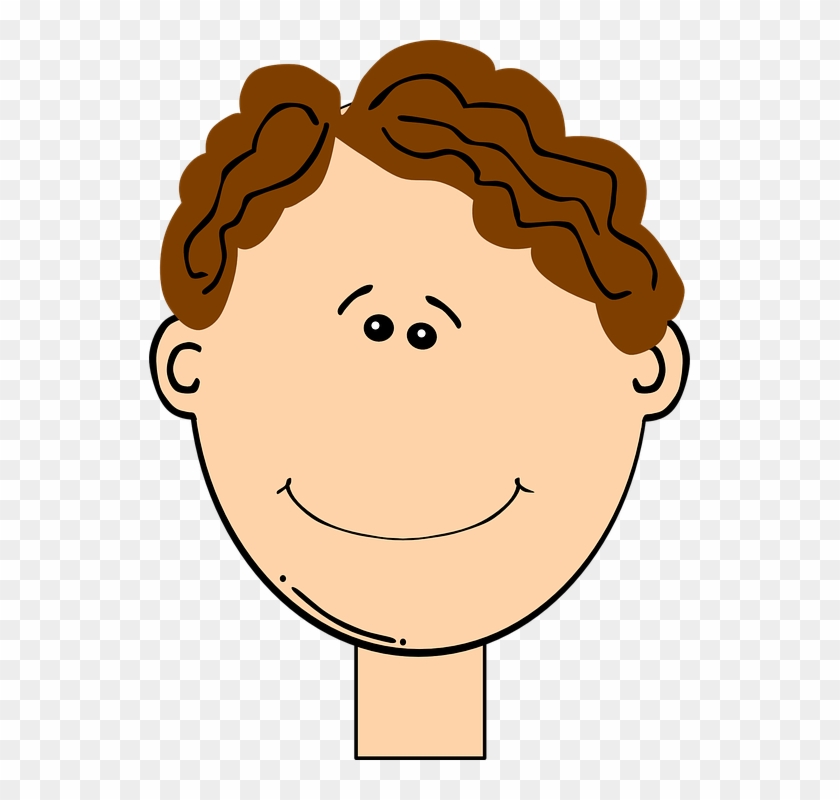 Clip Art - Wavy Hair Boy Clipart #167299