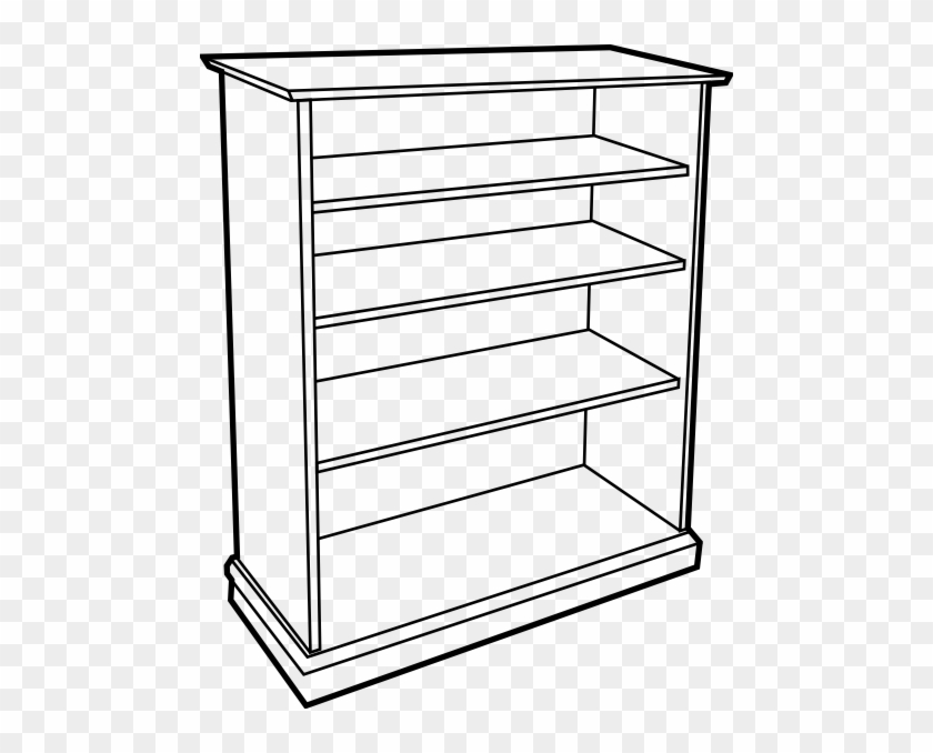 Bookshelf Clip Art At Clker - Shelf Clip Art #167302