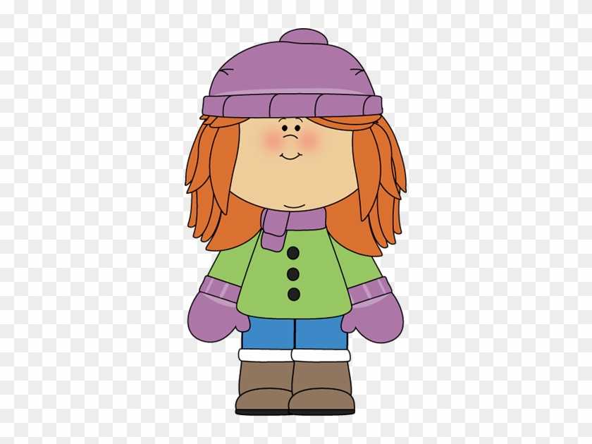 Little Girl Clipart Winter - Winter Girl Clipart #167304