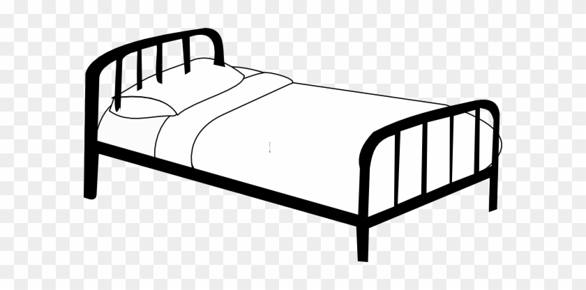 Hospital Bed Clip Art At Clker - Un Lit Dessin #167324