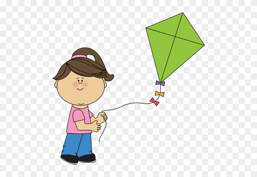 Polygon Clipart For Kid - Flying Kite Clip Art #167333