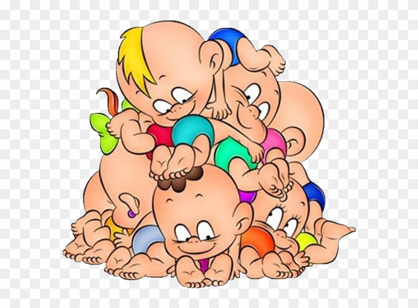 Centering Babies - Group Of Babies Clipart #167423