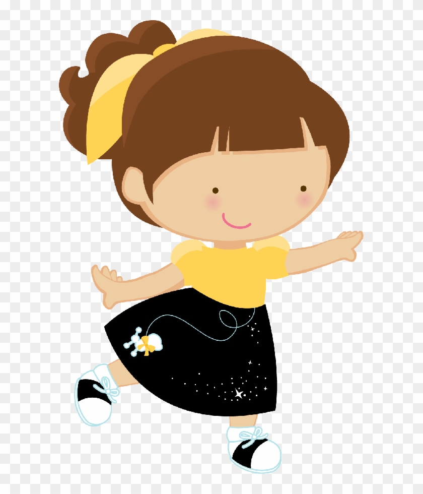 Little Dancing Girl - Girl Dancing Clipart Png #167428