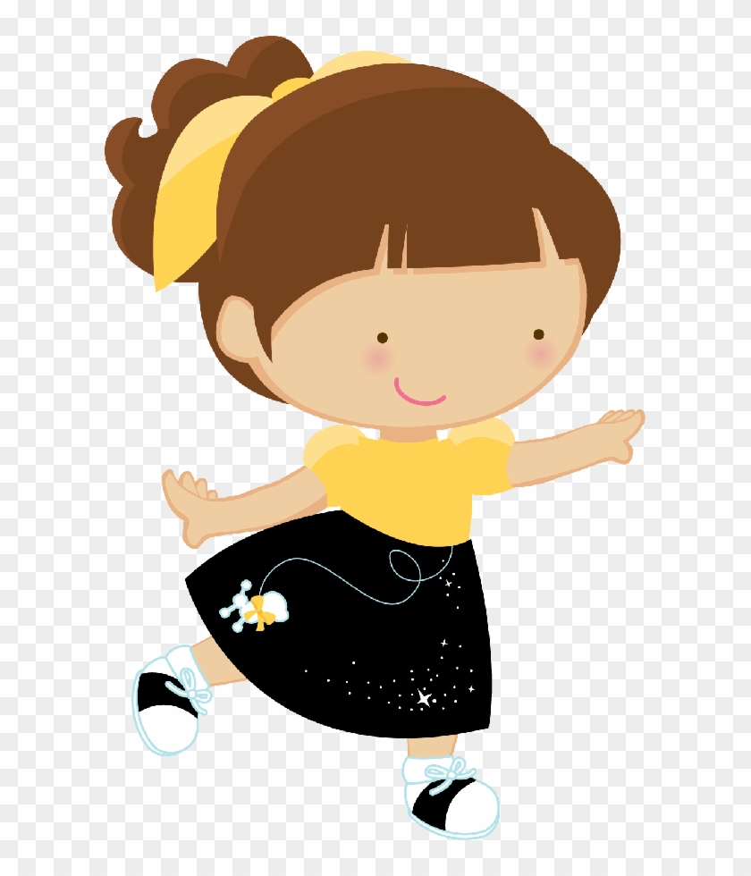 Little Dancing Girl - Girl Dancing Clipart Png #167428