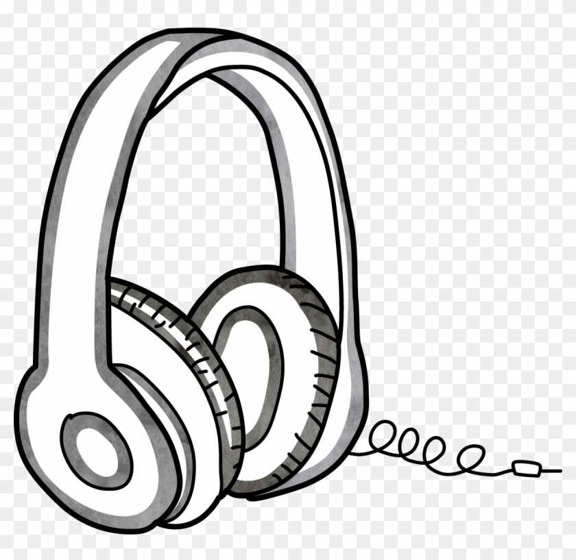 Computer Headphone Drawing - Easy Headphone Drawing #167471