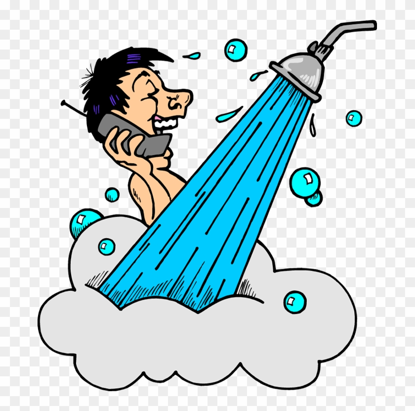 Taking A Shower Clipart - Don T Take Long Showers #167517