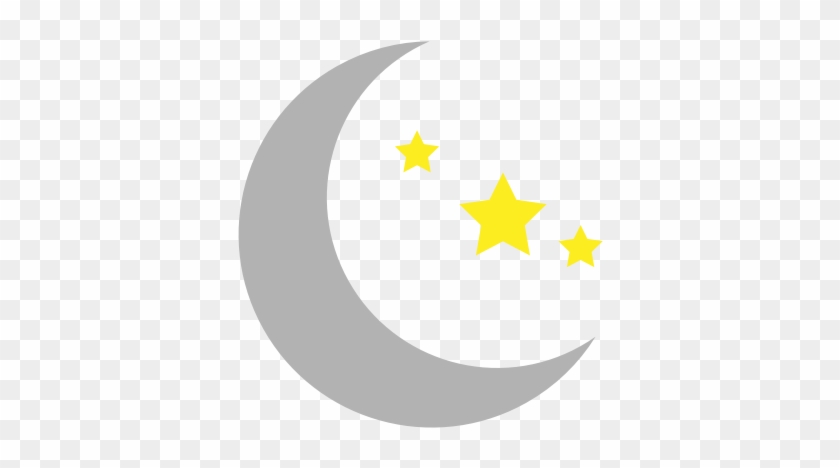 Bedtime 20clipart - Moon And Stars Gif Png #167543