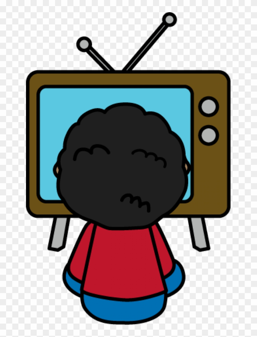 Child Watching Tv Clip Art - Watching Tv Clipart - Free Transparent PNG  Clipart Images Download